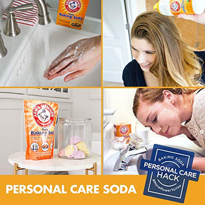 Arm & Hammer Pure Baking Soda, 8oz, Pack of 2