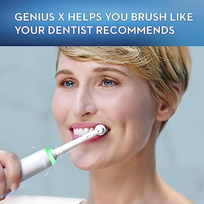 Oral-B Genius X Limited, Electric Toothbrush with Artificial Intelligence, Rechargeable Toothbrush (1) Replacement Brush Head, Travel Case, Orchid Purple