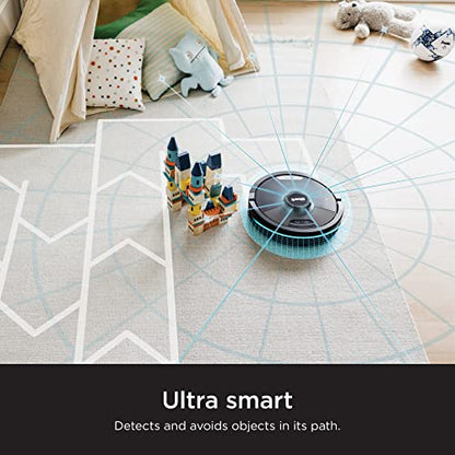 SHARK RV2620WD AI Ultra Robot Vacuum and Mop with Matrix Clean Navigation, CleanEdge Technology, Perfect for Pet Hair, Compatible with Alexa, Black/Mocha