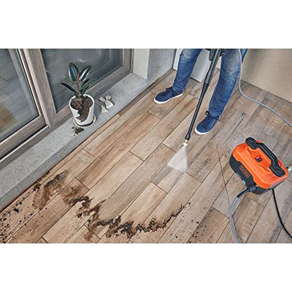 BLACK+DECKER Electric Cold Water Pressure Washer, 1,600 MAX PSI, 1.2 GPM (BEPW1600)