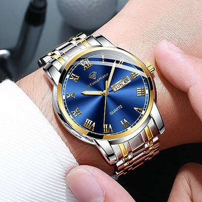 INTIMEMATE Stainless Steel Watches for Men