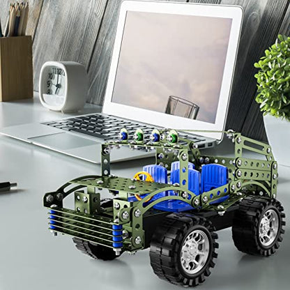 Lucky Doug Building Toys Model Truck Set - 283 Pieces STEM Project Building Toys for Kids Ages 8-12, Assembly Engineering Model Car Kits Toys Gift for Kids Boys 8 9 10 11 12-16 Years Old Model Car Fan