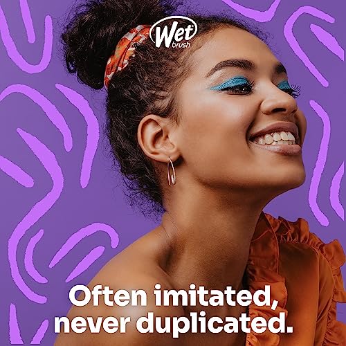 Wet Brush Original Detangling Hair Brush, Purple - Ultra-Soft IntelliFlex Bristles - Detangler Brush Glide Through Tangles With Ease For All Hair Types - For Women, Men, Wet & Dry Hair