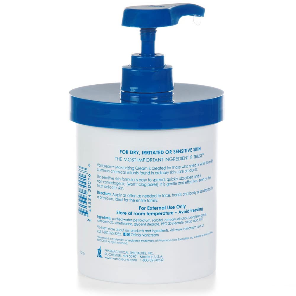 UPDATE: DEAD! Vanicream Moisturizing Skin Cream for Sensitive Skin 1lb (Pack of 8)