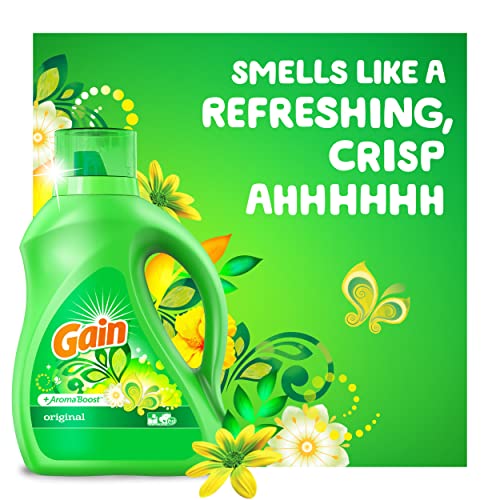 Gain + Aroma Boost Liquid Laundry Detergent Original Scent 107 Loads 154 oz HE Compatible
