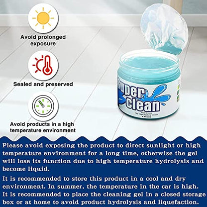 LEGONGSO Car Cleaning Gel Detailing Putty Car Putty Auto Detailing Tools Car Interior Cleaner Cleaning Slime Car Assecories Keyboard Cleaner Blue