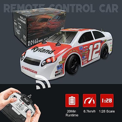 Boersma Remote Control Car, Fast RC Drift Car for Boys - 1/28 Scale 2WD High Speed Off Road Mini RC Car, Hobby Racing Vehicle Toys Gifts for Kids Age 3 4 5 6+
