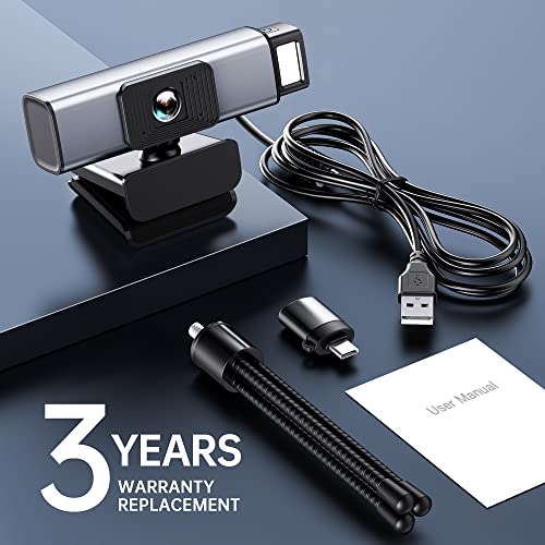 GUSGU G940 [Sony Sensor Inside] FHD 1080p Webcam with Microphone and Privacy Protection, USB Plug&Play Computer Camera, Web Camera for Desktop/PC/Laptop/Mac, Streaming Camera for Video Conferencing