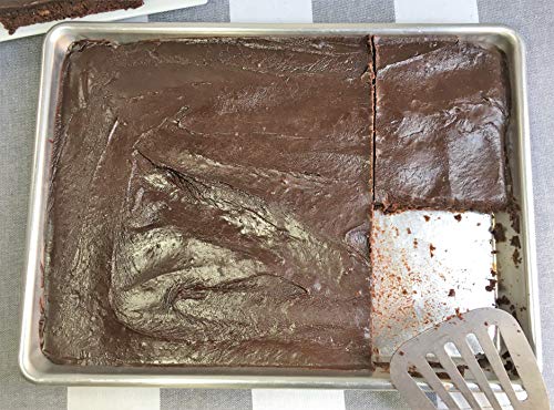 Checkered Chef Quarter Sheet Pan for Baking - Cookie Sheets for Oven - Non-stick, Easy Clean Aluminum Bakeware (4 Pack)