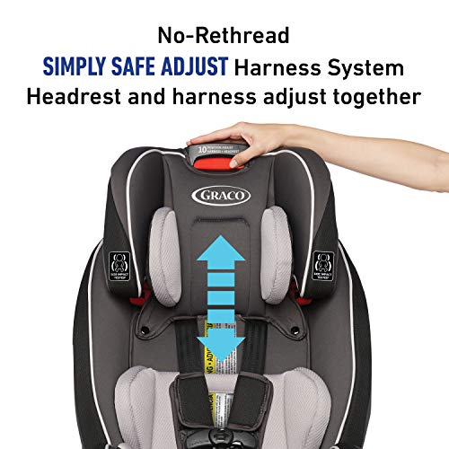 Graco Slimfit 3 in 1 Car Seat -Slim & Comfy Design Saves Space in Your Back Seat, Annabelle, One Size