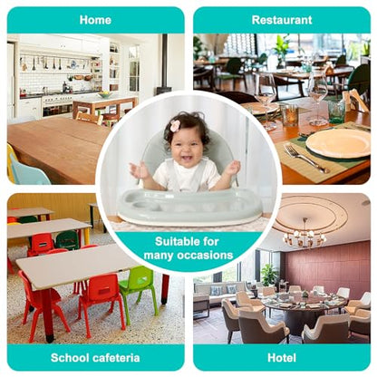 MJKSARE High Chair, 3-in-1 High Chairs for Babies and Toddlers, Five Point Seat Belt, Double Large Tray, Backrest & Height Adjustable, Foldable Baby High Chair ，for Ages 6 Months and Up，Unisex Design
