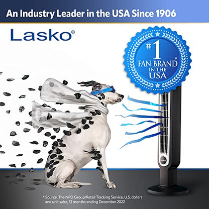 Lasko High Velocity Pivoting Utility Blower Fan, for Cooling, Ventilating, Exhausting and Drying at Home, Job Site, Construction, 2 AC Outlets, Circuit Breaker with Reset, 3 Speeds, 12", Black, U12104