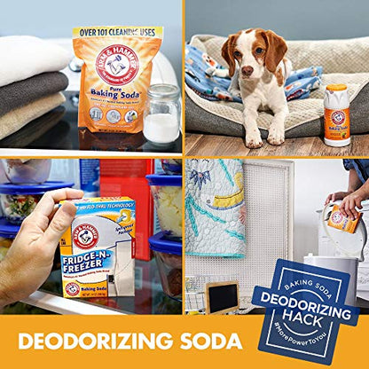 Arm & Hammer Pure Baking Soda, 8oz, Pack of 2