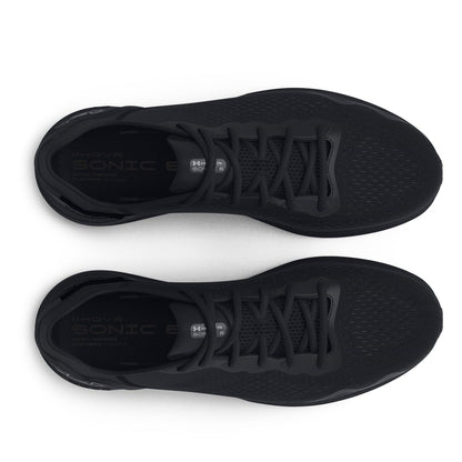 Under Armour Men's HOVR Sonic 6, (003) Black/Black/Metallic Gun Metal, 7.5, US