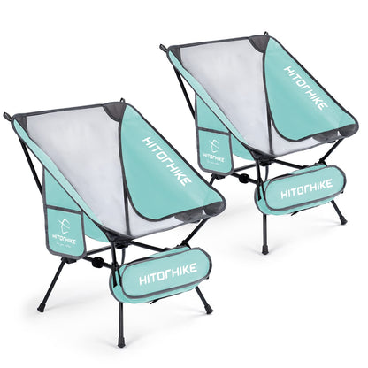 2 Pack Breathable Mesh Camping Chairs.
