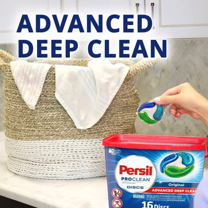 Persil Discs Laundry Detergent Pacs, Original, 16 Count