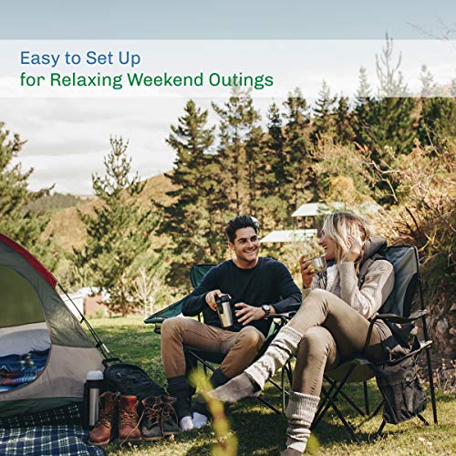 2-Person Camping Tent - Shelter with Rain Fly and Carrying Bag - Lightweight Outdoor Tent for Backpacking, Hiking, and Beach by Wakeman (Green)
