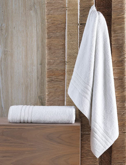 Hammam Linen Jumbo Large Bath Sheets Towels 2-Pack 35 x 70 Inches Soft and Absorbent, Premium Quality 100% Cotton Towels (White, Bath Sheet)