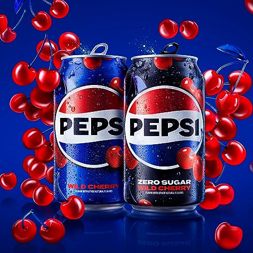 Pepsi Flavors Variety Pack, Wild Cherry, Mango, Original, 12 Ounce Cans (18 Pack)