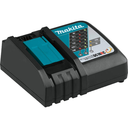 Makita BL1850BDC2 18V LXT Lithium-Ion Battery and Rapid Optimum Charger Starter Pack (5.0Ah) with XSS02Z 18V LXT Lithium-Ion Cordless 6-1/2" Circular Saw