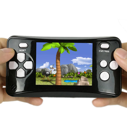 X-JOYKIDS QS17Black Handheld Game for Kids Portable Retro Video Game Player Built-in 182 Classic Games 2.5 inches LCD Screen Family Recreation Arcade Gaming System Birthday Present for Children
