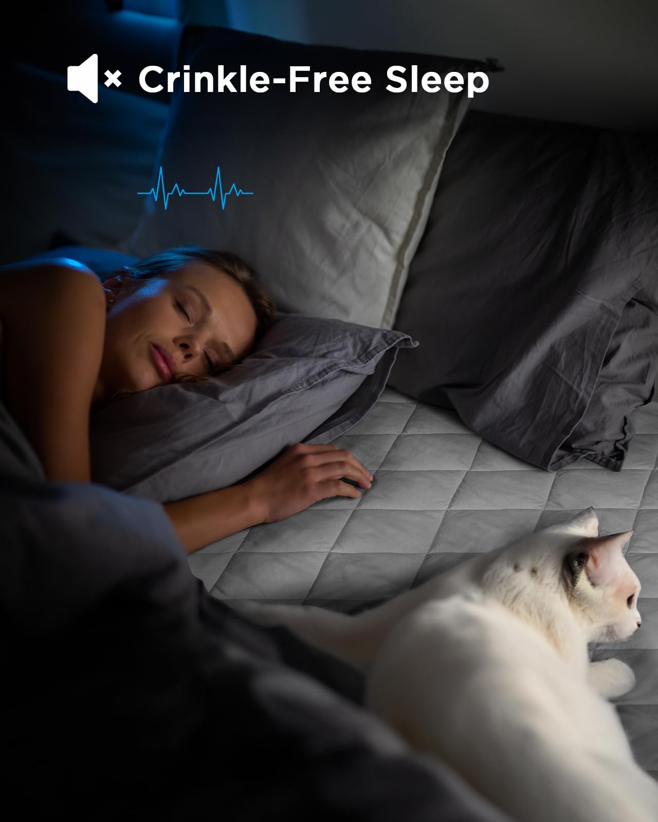 Perlecare Mattress Pad, 360° Mattress Protector for Mattresses up to 21 inches Thick, Breathable & Cooling Mattress Cover with Elastic Corners, Comfortable & Soft Mattress Pad, PCMP01WQ