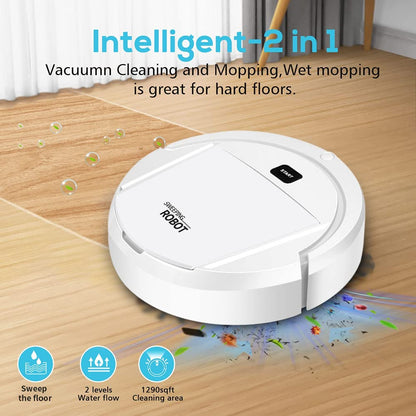 Sweeping Robot,Cleans Hard Floors to Medium-Pile Carpets,22000pa Super-Strong Suction,Ultra Slim Quiet,Robot Vacuum Cleaner,Integral Memory Multiple 1
