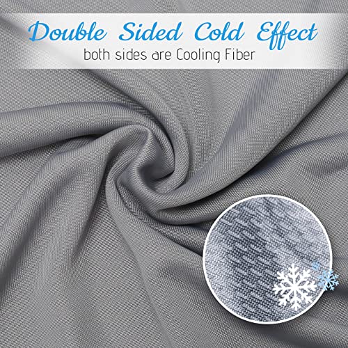Tametra Cooling Blanket for Hot Sleepers,Tie-dye Decorative Weighted Blanket Summer Blankets Lightweight Breathable Oversized, Q-MAX>0.441, for Night Sweats with Laundry Bag