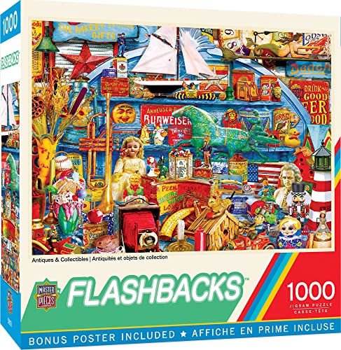 Masterpieces 1000 Piece Jigsaw Puzzle for Adults, Family, Or Kids - Antiques & Collectibles - 19.25"x26.75"