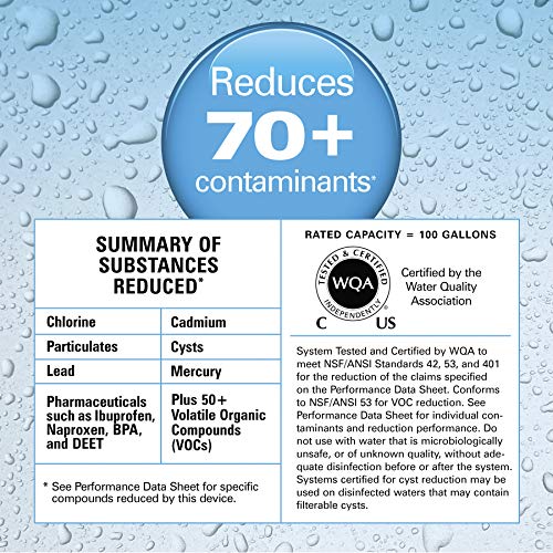 Hamilton Beach AquaFusion Electric Countertop Water Purifier & Filter 64 oz. Pitcher, Compatible with Flavor Capsules, White (87320)