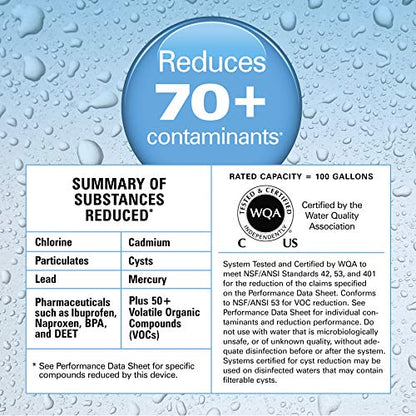Hamilton Beach AquaFusion Electric Countertop Water Purifier & Filter 64 oz. Pitcher, Compatible with Flavor Capsules, White (87320)