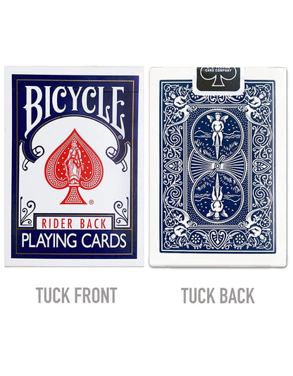 Bicycle Rider Back Playing Cards, Standard Index, Poker Cards, Premium Playing Cards, 2 Pack, Red & Blue