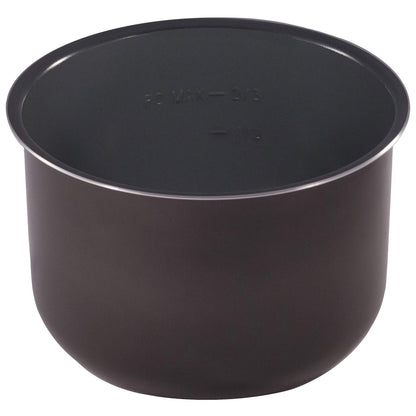 Instant Pot Ceramic Non Stick Interior Coated Inner Cooking Pot 8 Quart & Pot Silicone Lid 8 Quart