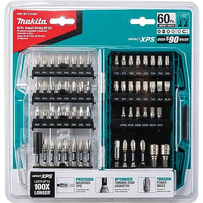 Makita E-01644 Impact XPS 60 Piece Impact Bit Set