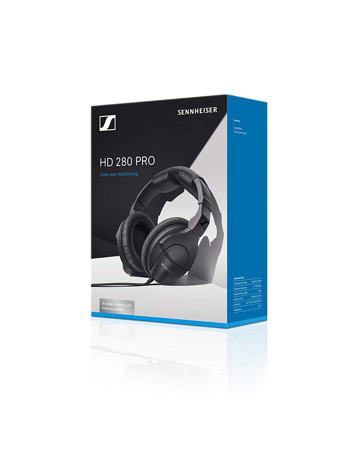 Sennheiser Professional HD 280 PRO Over-Ear Monitoring Headphones,Black