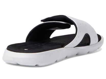 Under Armour Women's Ignite Pro Slide, (101) White/Black/Black, 10, US