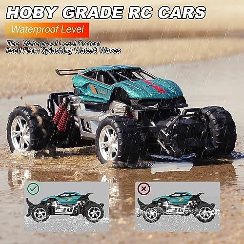 Remote Control Truck,2.4GHz Big RC Cars for Adults Kids,1:12 Scale Toy Cars Hobby Grade RC Cars with Rechargeable Batteries,Present Birthday Gifts for Boys and Girls