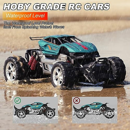 Remote Control Truck,2.4GHz Big RC Cars for Adults Kids,1:12 Scale Toy Cars Hobby Grade RC Cars with Rechargeable Batteries,Present Birthday Gifts for Boys and Girls