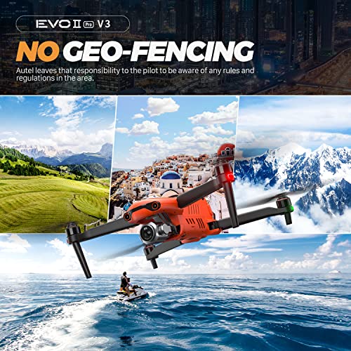[Version 3] Autel Robotics EVO 2 PRO V3, Son-y 1" CMOS Sensor & 12-Bit Image 6K HDR Video EVO II Pro V3 Rugged Bundle, 15KM Video Transmission, Moonlight Algorithm 2.0 (ISO 44000) for Stunning Night Scene, 360° Omnidirectional Obstacle Sensing, 40 Mins Fl