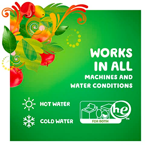 Gain + Aroma Boost Liquid Laundry Detergent, Apple Mango Tango Scent, 107 Loads, 154 fl oz, HE Compatible