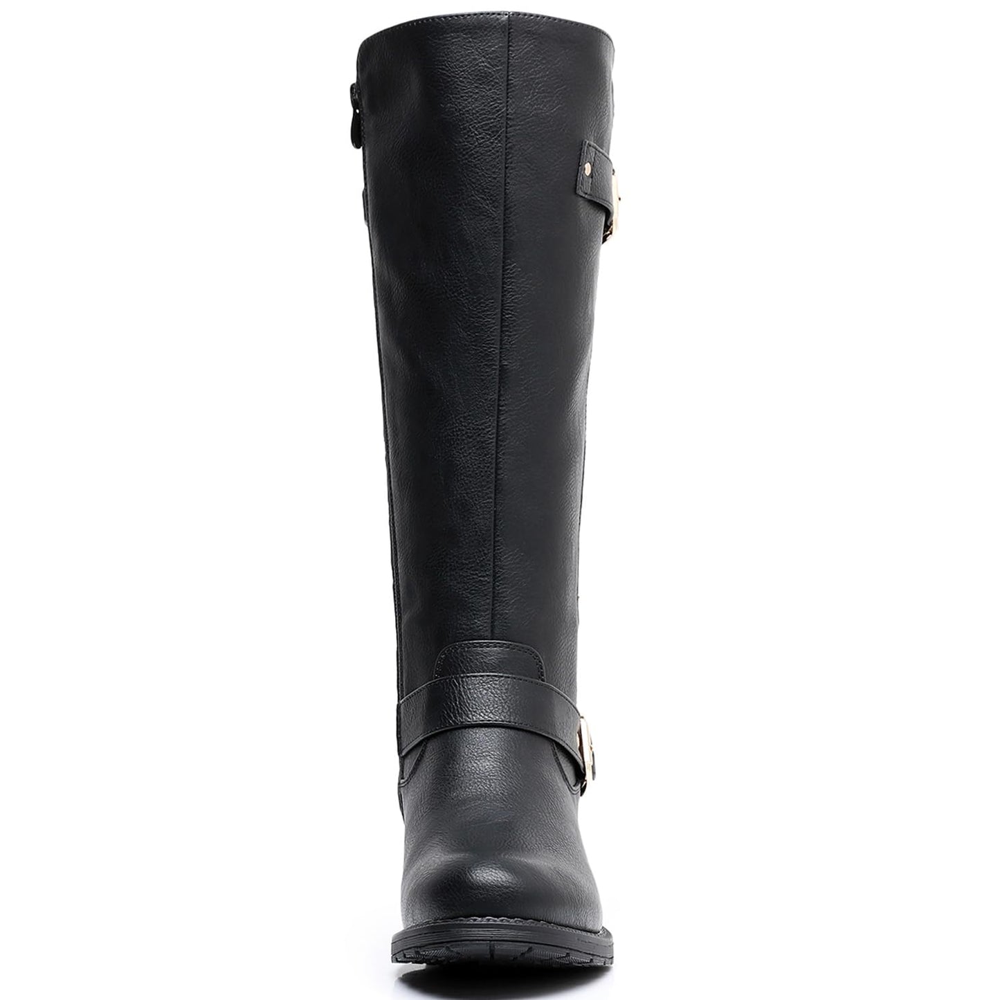 GLOBALWIN Women's 19YY01 Black Quilted Knee-High Fashion Boots 7.5M