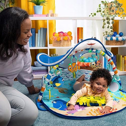 Bright Starts Disney Baby Finding Nemo Mr. Ray Ocean Lights & Music Gym, Ages Newborn +