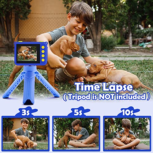 AILEHO Kids Camera - Underwater Camera for Kids Girls Boys, Waterproof Digital Camera, Toddler Toys Kids Selfie Video Camera Recorder for Birthday for Girls Age 3-12 (Dark Blue)
