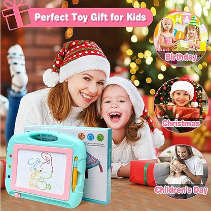 Toddler Girl Toys for 1-2 Year Old,Magnetic Drawing Board,Kids Toys for 1 2 3 Year Old Girls Boys,Easter Gifts for Kids,Magna Erasable Doodle Board,Baby Toys,Learning Toys Gifts for Girls Boy Birthday