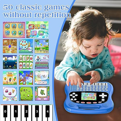 Preschool Toys/Educational Tablet Toy to Learn Alphabet, Numbers, Colors, Shapes, Animals, Transportation, Time for Toddlers Ages4-12 Years Old Educational Electronic Toys Gifts
