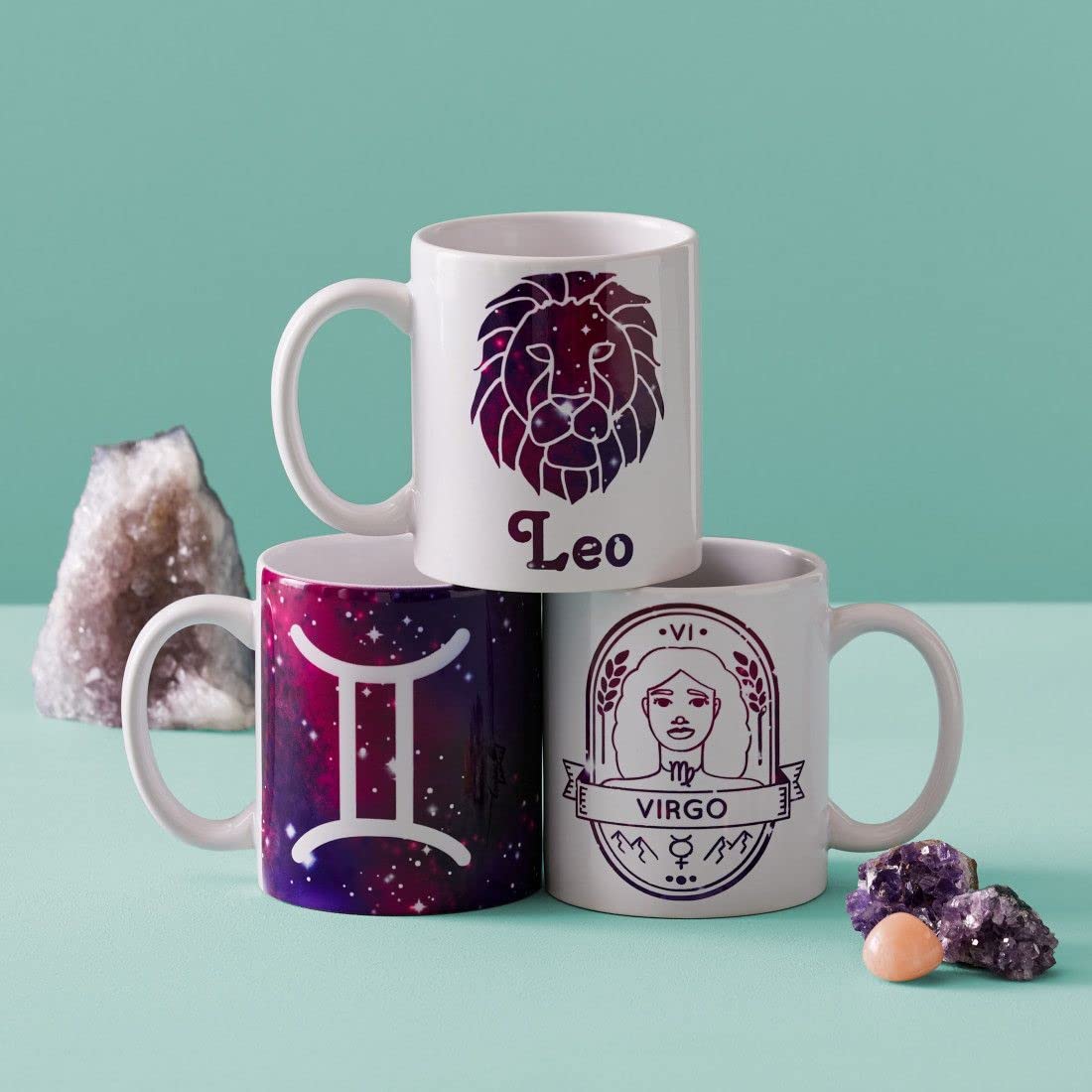 Cricut Beveled Blank, Ceramic-Coated, Dishwasher & Microwave Safe Mug to Decorate, Mug Press & Infusible Ink Compatible,12 Oz Sublimation, Ideal for Crafts and Printing, 6 Count, White