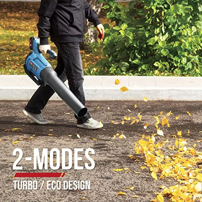 Enhulk Leaf Blower Cordless, 430 CFM Max Electric Jet Blower with Powered Brushless Motor, 20V 4.0Ah Battery & Fast Charger, High/Low-Speed Handheld Blowers for Lawn Care Yard Work Around The House