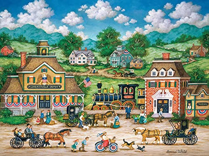 Masterpieces 550 Piece Jigsaw Puzzle for Adults, Family, Or Kids - Libertyville Depot - 18"x24"