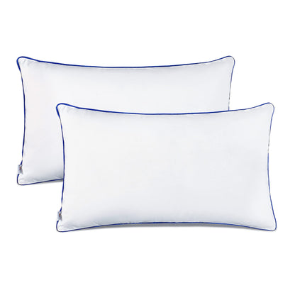 Wuuyuef 12 x 20 Pillow Insert Set of 2 Indoor Throw Pillow Insert, Rectangle Decorative Pillows Inserts, Throw Pillows for Couch,Throw Pillows for Bed,White Throw Pillows
