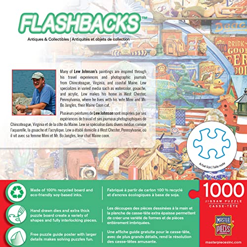 Masterpieces 1000 Piece Jigsaw Puzzle for Adults, Family, Or Kids - Antiques & Collectibles - 19.25"x26.75"